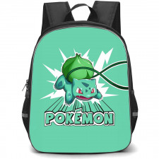 Pokemon Bulbasaur Backpack StudentPack - Bulbasaur Attacking Pokemon Word Art