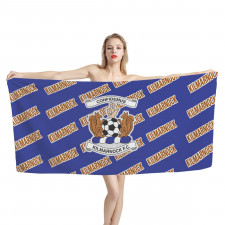 Kilmarnock FC Bath Beach Towel - Kilmarnock Football Club Medley Monogram Wordmark