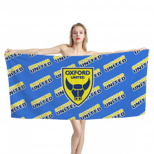 Oxford United FC Bath Beach Towel - Oxford Football Club Medley Monogram Wordmark