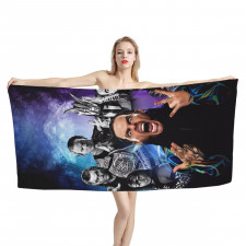 WWE Jeff Hardy Bath Beach Towel - Jeff Hardy Collage Poster