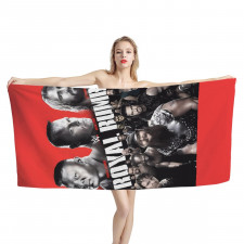 WWE Bath Beach Towel - WWE Royal Rumble Brock Lesnar John Cena And Seth Rollins Poster