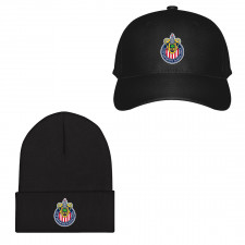 C.D. Guadalajara Football Club Baseball Cap Beanie Hat - C.D. Guadalajara Football Club Single Logo