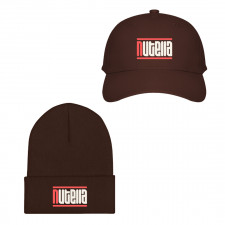 Nutella Baseball Cap Beanie Hat - Nutella Lettering Series On Brown Background