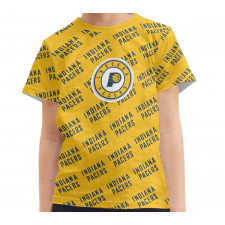 NBA Indiana Pacers Tee T-Shirt - Indiana Pacers Medley Monogram Wordmark