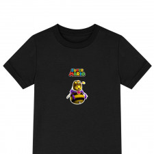 Super Mario Tee Shirt T-Shirt Short Sleeve - Honey Queen Sticker Art