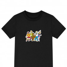Scooby Doo Tee Shirt T-Shirt Short Sleeve - Gang Lookout Mystery Incorporated