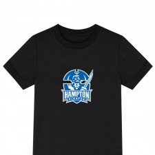 Hampton Pirates Tee Shirt T-Shirt Short Sleeve - Hampton University Pirates College Football Team Single Logo