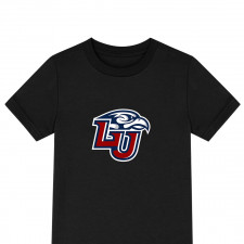 Liberty Flames Tee Shirt T-Shirt Short Sleeve - Liberty Flames College Football Team Single Logo