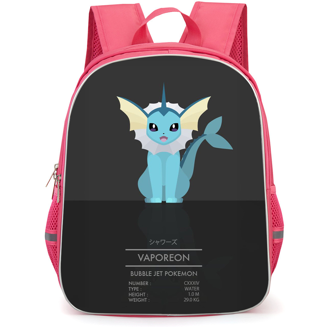 Pokemon Vaporeon Backpack StudentPack - Vaporeon Bubble Jet Pokemon