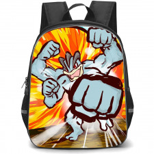 Pokemon Machamp Backpack StudentPack - Machamp Punch Painting Art