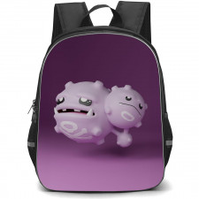 Pokemon Weezing Backpack StudentPack - Weezing Worried 3D Art