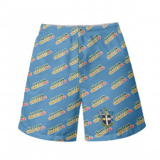 Sutton United FC Beach Shorts Swim Pants Swimming Trunks - Sutton Football Club Medley Monogram Wordmark