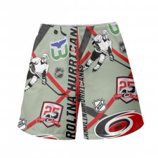 NHL Carolina Hurricanes Beach Shorts Swim Pants Swimming Trunks - Carolina Hurricanes Mania Collage Logo