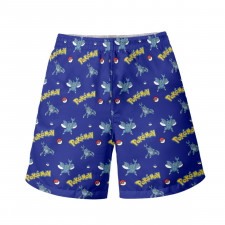 Pokemon Heracross Beach Shorts Swim Pants Swimming Trunks - Heracross Character Series Art