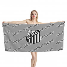 Santos FC Bath Beach Towel - Santos FC Football Club Medley Monogram Wordmark