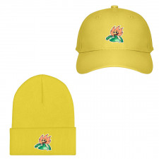 Cuphead Cagney Carnation Baseball Cap Beanie Hat - Cagney Carnation Flower Sticker Art