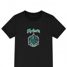 Harry Potter Tee Shirt T-Shirt Short Sleeve - Slytherin Crest Sticker Art