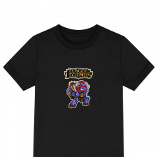 League of Legends Alistar Tee Shirt T-Shirt Short Sleeve - Alistar Angry Character Art