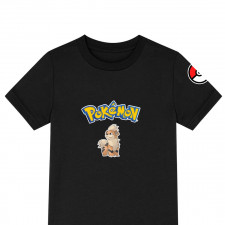 Pokemon Growlithe Tee Shirt T-Shirt Short Sleeve - Growlithe Character Series Art