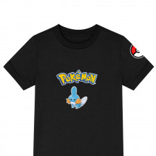 Pokemon Mudkip Tee Shirt T-Shirt Short Sleeve - Mudkip Character Series Art