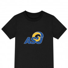 Rams Angelo State University Tee Shirt T-Shirt Short Sleeve - Rams Angelo State University College Football Team Single Logo