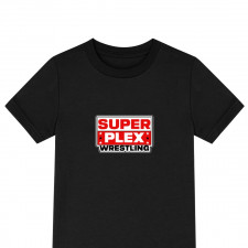 WWE Brock Lesnar Tee Shirt T-Shirt Short Sleeve - Brock Lesnar Super Lex Logo Sticker Art