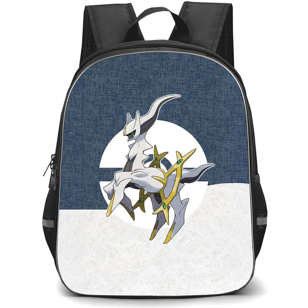 Pokemon Arceus Backpack StudentPack - Arceus On Pokeball Background