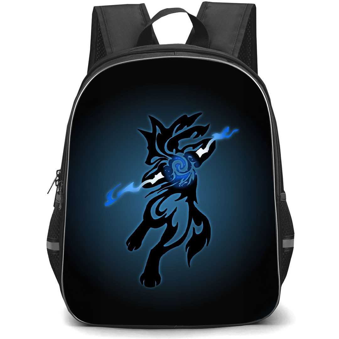 Pokemon Lucario Backpack StudentPack - Lucario Symbol Minimalist Art