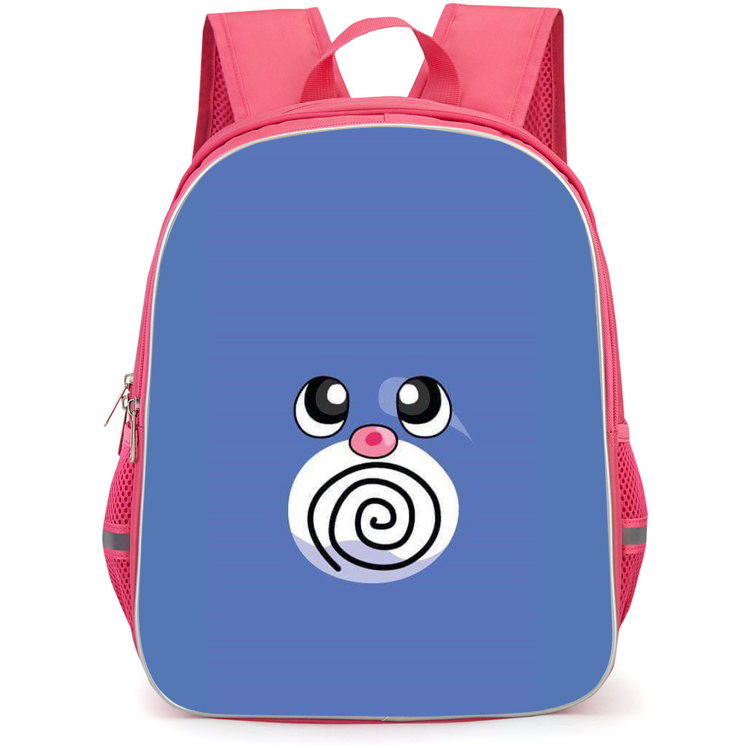Pokemon Poliwhirl Backpack StudentPack - Poliwhirl Minimalist Art