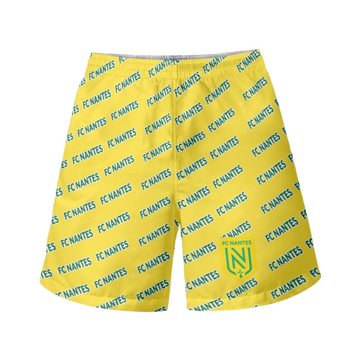 FC Nantes Football Club Beach Shorts Swim Pants Swimming Trunks - Nantes Football Club Medley Monogram Wordmark