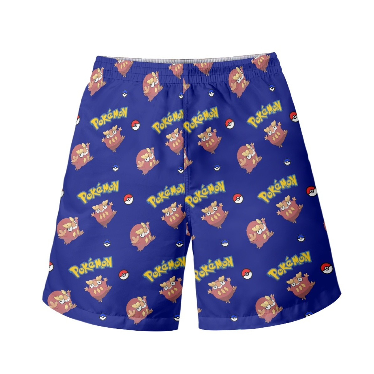 Pokemon Darumaka Beach Shorts Swim Pants Swimming Trunks - Darumaka Character Series Art