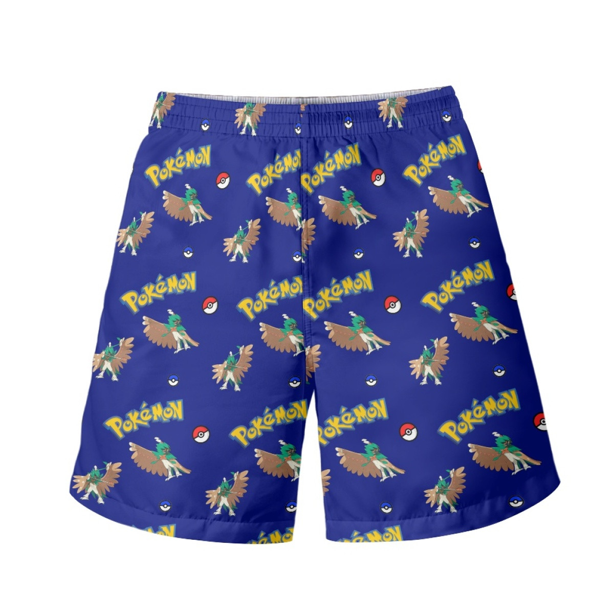 Pokemon Decidueye Beach Shorts Swim Pants Swimming Trunks - Decidueye Character Series Art