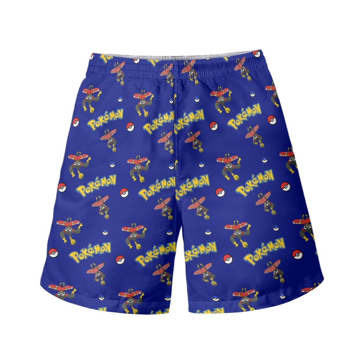 Pokemon Tapu Bulu Beach Shorts Swim Pants Swimming Trunks - Tapu Bulu Character Series Art