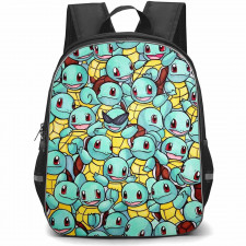 Pokemon Squirtle Backpack StudentPack - Squirtle Pattern Art Wallpaper