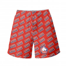 LOSC Lille Football Club Beach Shorts Swim Pants Swimming Trunks - Lille Football Club Medley Monogram Wordmark