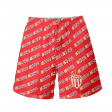 AS Monaco Football Club Beach Shorts Swim Pants Swimming Trunks - Monaco Football Club Medley Monogram Wordmark