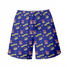 Pokemon Garbodor Beach Shorts Swim Pants Swimming Trunks - Gigantamax Garbodor Character Series Art
