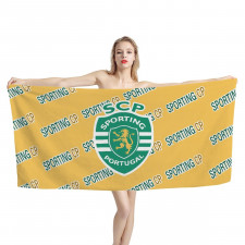 Sporting CP Bath Beach Towel - Sporting Football Club Medley Monogram Wordmark