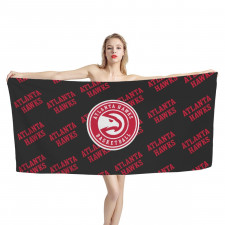 NBA Atlanta Hawks Bath Beach Towel - Atlanta Hawks Medley Monogram Wordmark