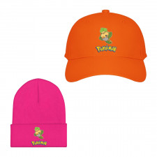 Pokemon Sewaddle Baseball Cap Beanie Hat - Sewaddle Character Series Art