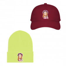Rick And Morty Summer Smith Baseball Cap Beanie Hat - Summer Smith Pink Flower On Head