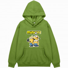 Minions Hoodie Hooded Sweatshirt Sweater Jacket - Kevin Stuart And Bob Selfie