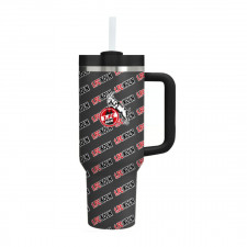 FC Koln Football Club Quencher H2.0 FlowState Stanley Tumbler 40oz 1.18L - Koln Football Club Medley Monogram Wordmark