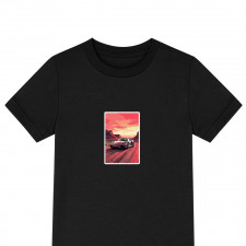 Porsche Tee Shirt T-Shirt Short Sleeve - Porsche 918 Spyder Illustration Art