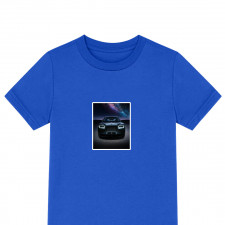 Rolls-Royce Tee Shirt T-Shirt Short Sleeve - Rolls-Royce Phantom Front View On Starry Night Background