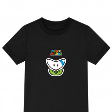 Super Mario Boomerang Flower Tee Shirt T-Shirt Short Sleeve - Boomerang Flower Sticker Art