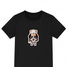 One Piece Kuma Tee Shirt T-Shirt Short Sleeve - Kuma Holding Bible Chibi Art