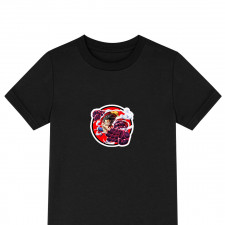 One Piece Luffy Tee Shirt T-Shirt Short Sleeve - Luffy Gear 4 Round Sticker