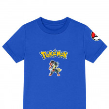 Pokemon Mega Lucario Tee Shirt T-Shirt Short Sleeve - Mega Lucario Cartoon Art Series
