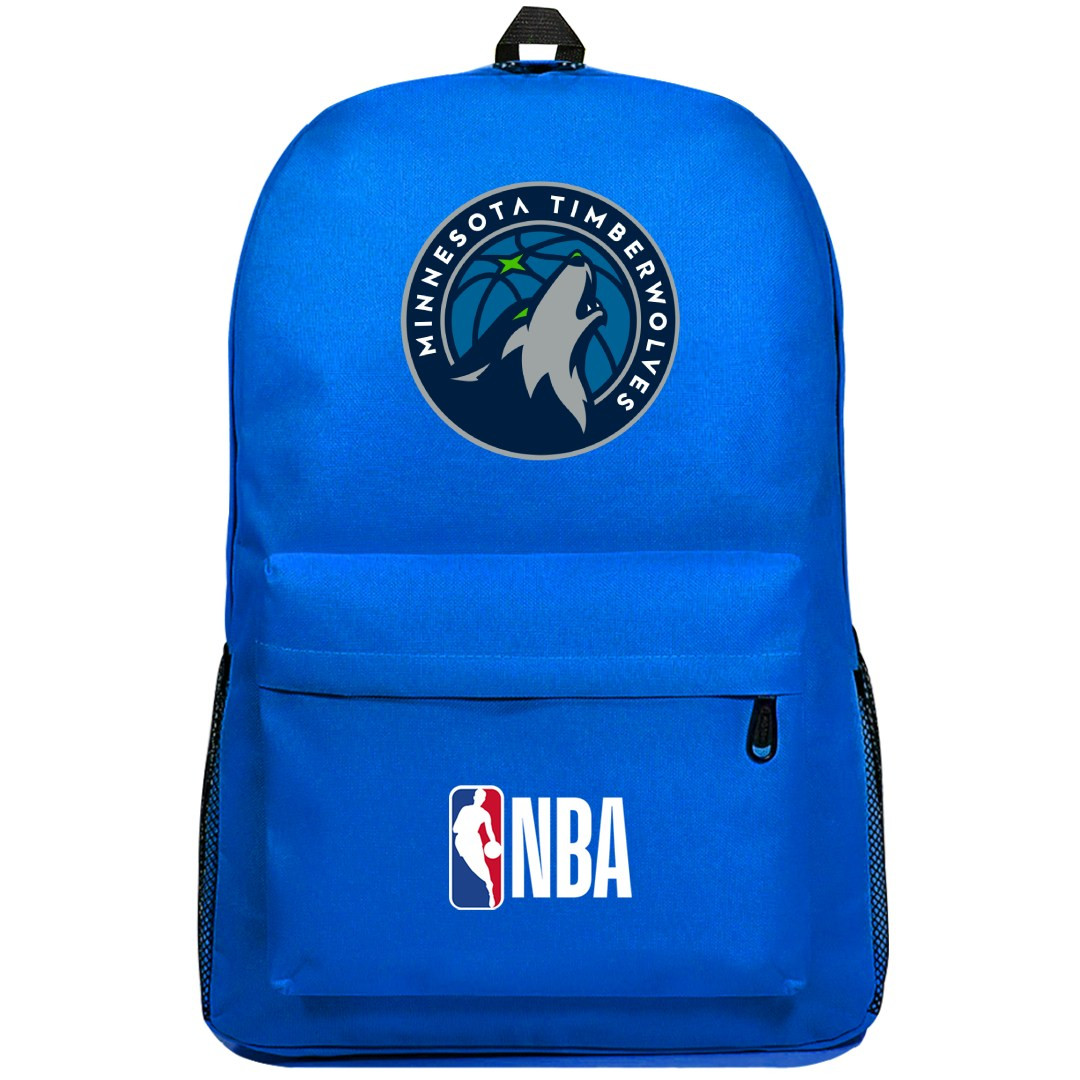NBA Minnesota Timberwolves Backpack SuperPack - Minnesota Timberwolves Team Logo Large